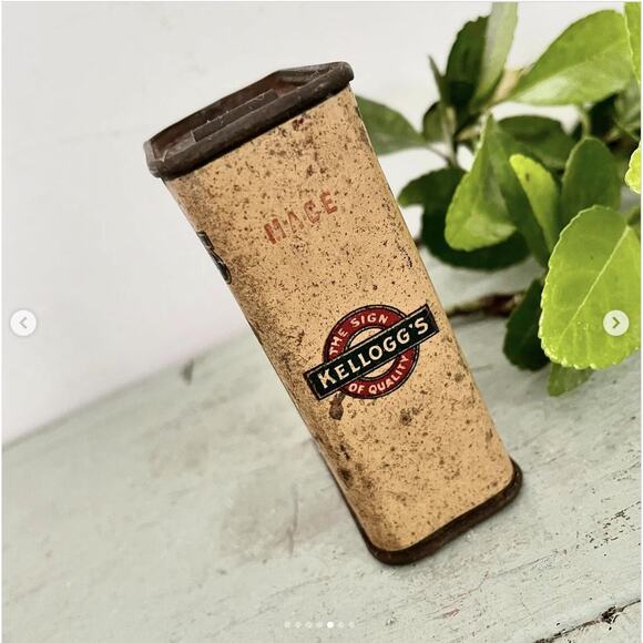 Vintage Kellogg's Spice Tin Mace Supreme Quality Advertising Can - Picture 5 of 7